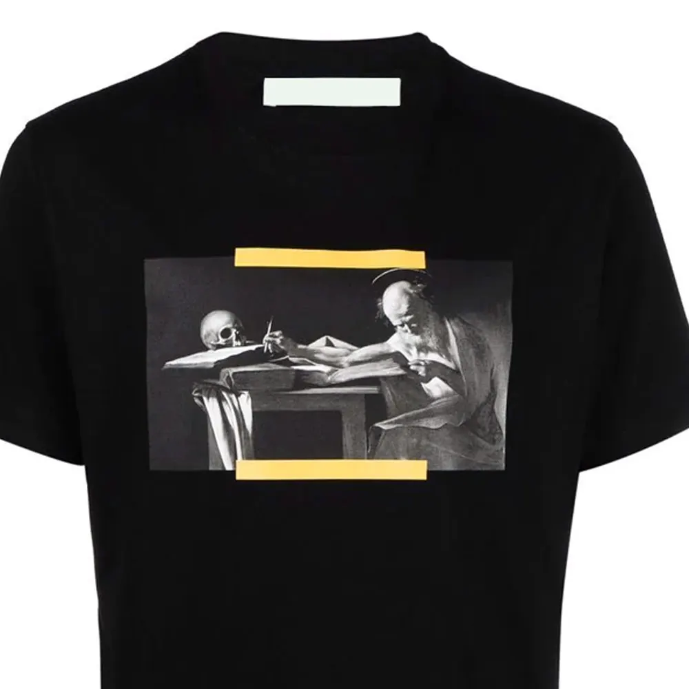 Breathable Material Men Screen Printing T Shirts For Summer Wear New Design Polyester / Cotton T Shirt