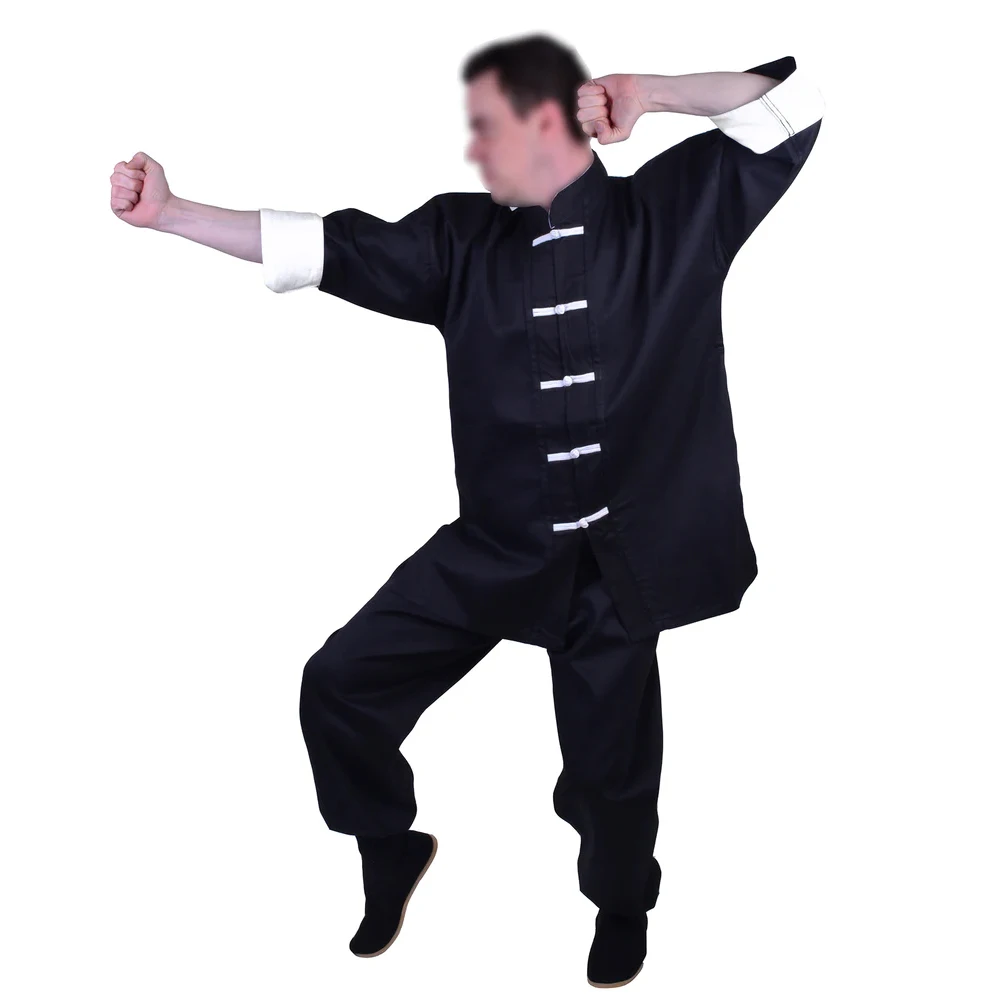 Черный белый цвет оптовая продажа высококачественная одежда для боевых искусств форма кунг-фу взрослых от ABDULLAH боевые искусства