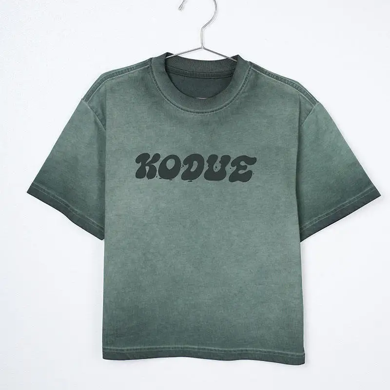 Premium Quality Cotton Crew T Shirts Short Sleeve Heavyweight Vintage Tees Mix Colors Clothes wholesale washed oversized tshirt