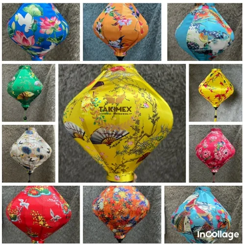 Best price high quality Vietnamese Hoi An Fabric - Silk Lantern for hanging outdoor