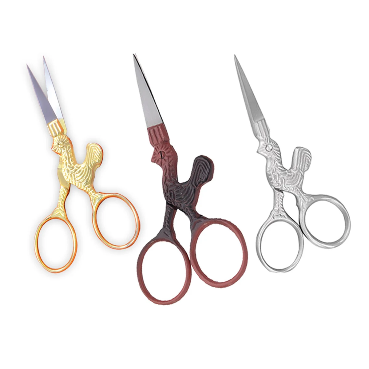 Stainless Steel Embroidery Scissors sharp embroidery scissors Wholesale Fancy embroidery stork scissors by Bahasa Pro