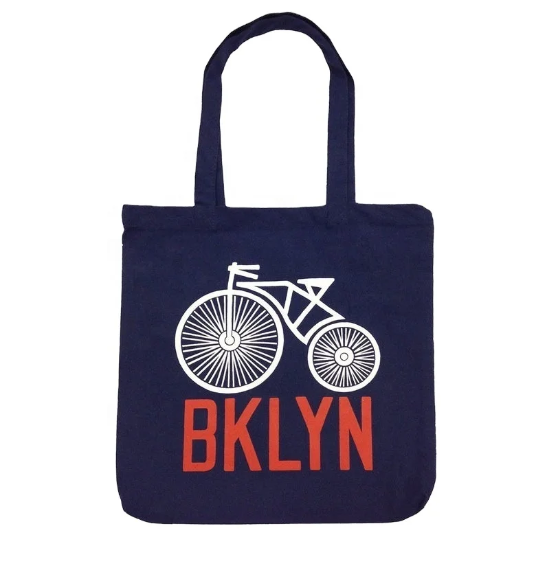 Canvas Tote Bag Custom Printed Cotton Shopping Bag Black Shopping Bag