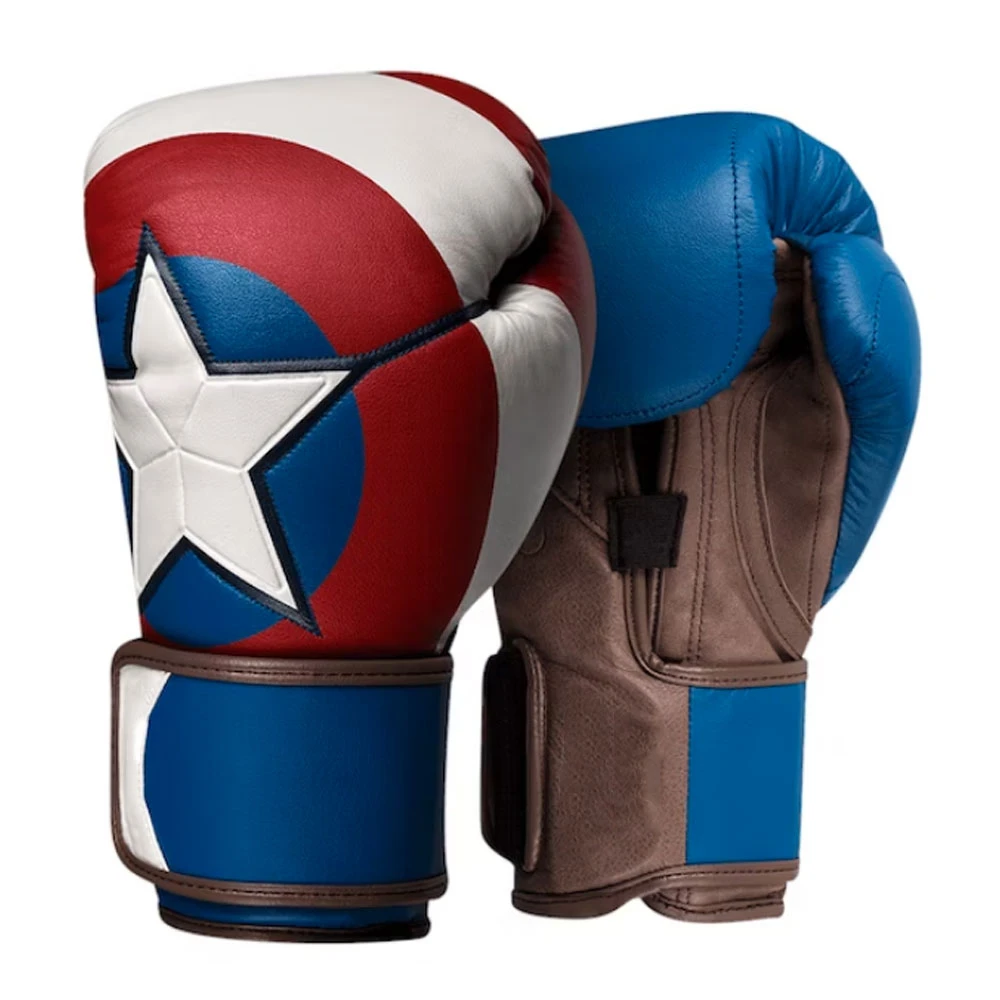 Boxing Gloves Punching And Breathable Sports Pu Leatherlace Up Boxing Gloves Genuine Leather Muay Thai Glove