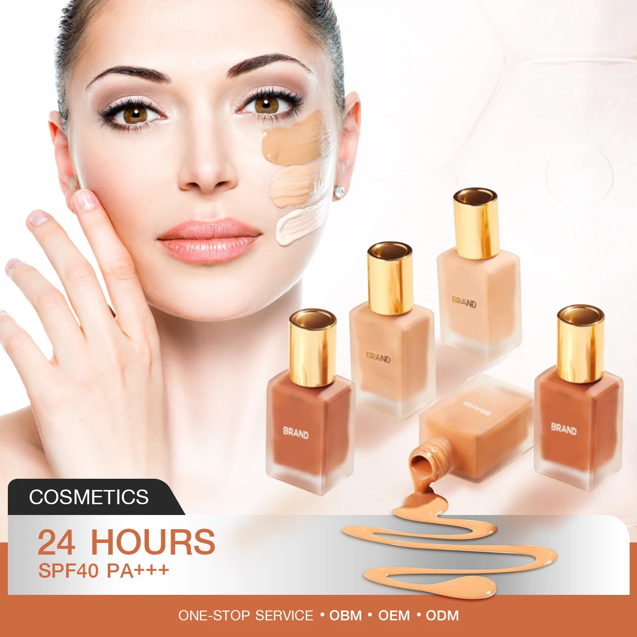 OEM COsmatics 24 часа солнцезащитный крем SPF40 PA +++ Бестселлер Косметика для макияжа Таиланд сделано в Таиланде