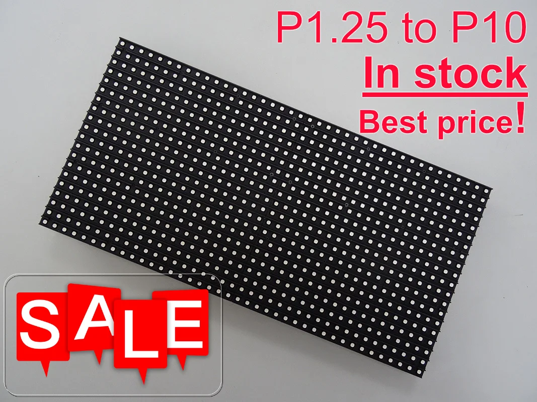 Светодиодный модуль экрана RGB SMD P1.25 P2 P2.5 P3 P4 P4.81 P5 P6 P8 P10
