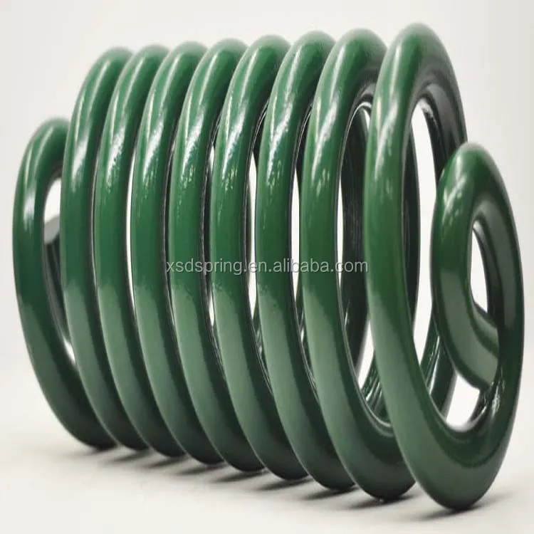 Цветная индивидуализированная Нижняя пружина амортизатора грузовика большого диаметра для автомобиля