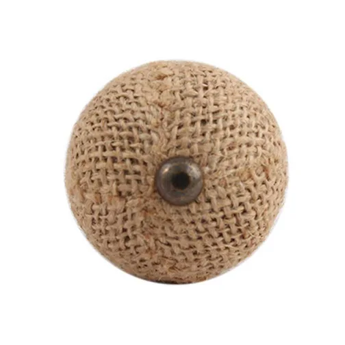 Eco Friendly Rope Design Wooden Knobs High On Demanded Affordable Price Rounded Wardrobe Cabinet Decor Handles