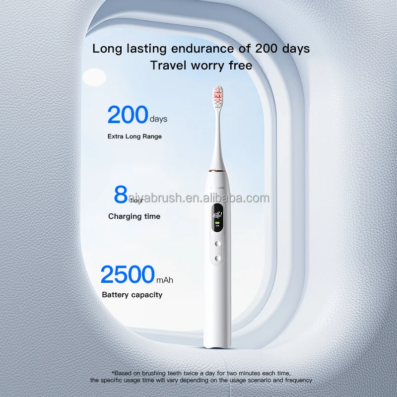 Wholesale 5 Brushing Mode Long Lasting Dental Oral Rechargeable Sonic Oscillating Technology Travel Electric Toothbrush Electric