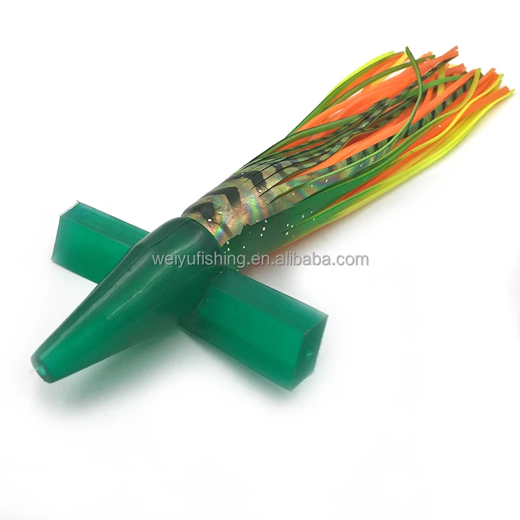 NEW OEM 7inch soft plastic swim baits bird head octopus skirt trolling fishing lures tuna marlin fishing tackle equipment