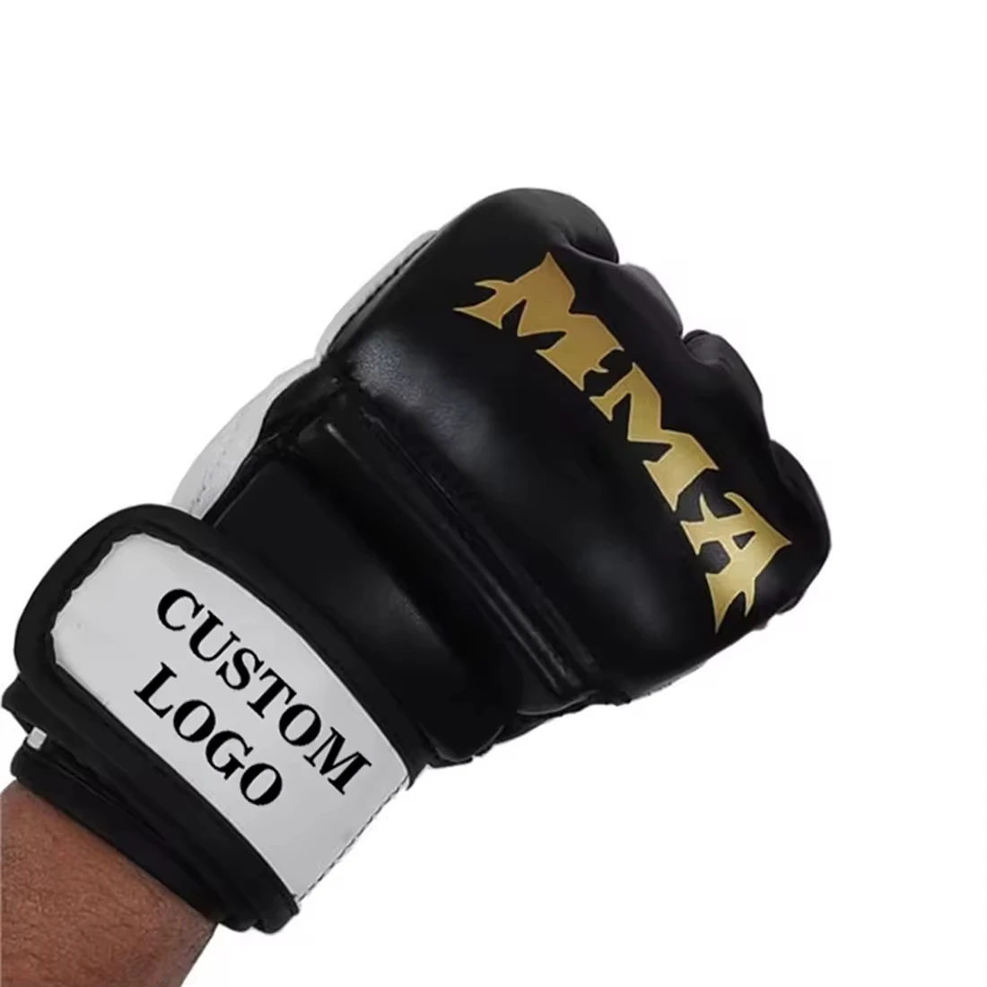 Professional Boxing Equipment MMA Hybrid Leather PU Leather MMA Punching Gloves Fighting Gloves Mma  Gloves