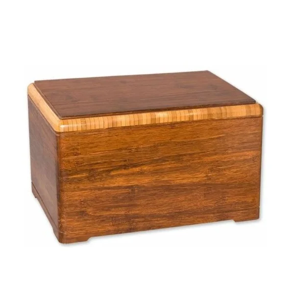 Wooden Casket Coffin Supplies Wooden Cremation Urn Funeral Supplies At Affordable Price 100% Natural Wood ashes Box Adult Urns