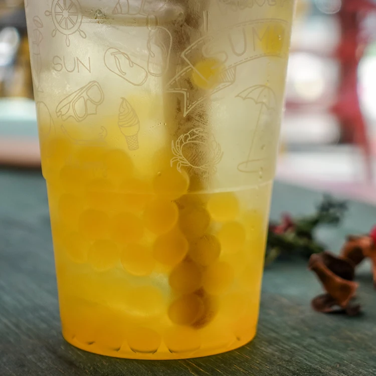Taiwan Boba Tea Bubble Milk Tea Wholesale No.1 Topping Mango Crystal Boba