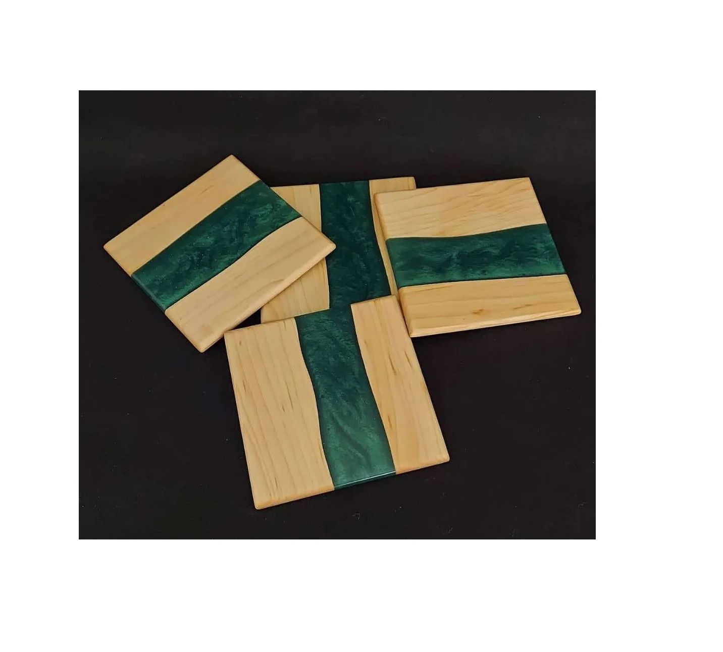 Best Quality Wood Resin Coffee cup Coaster Drinking Mats and Pads Christmas Hot Selling Tea Cup Coaster Welcome Price Coasters