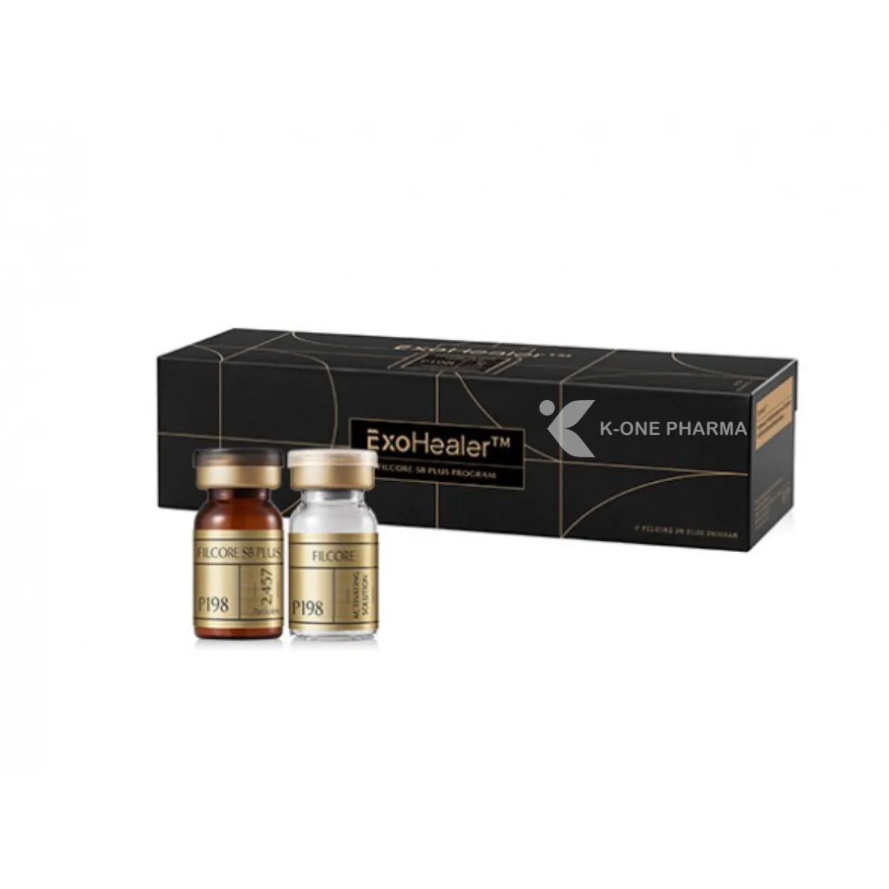Exo Healer P198 Filcore SB Plus Program Skin Booster Hydration Boosting, Nourishing, Brightening Effect, Anti Acne, Anti Aging