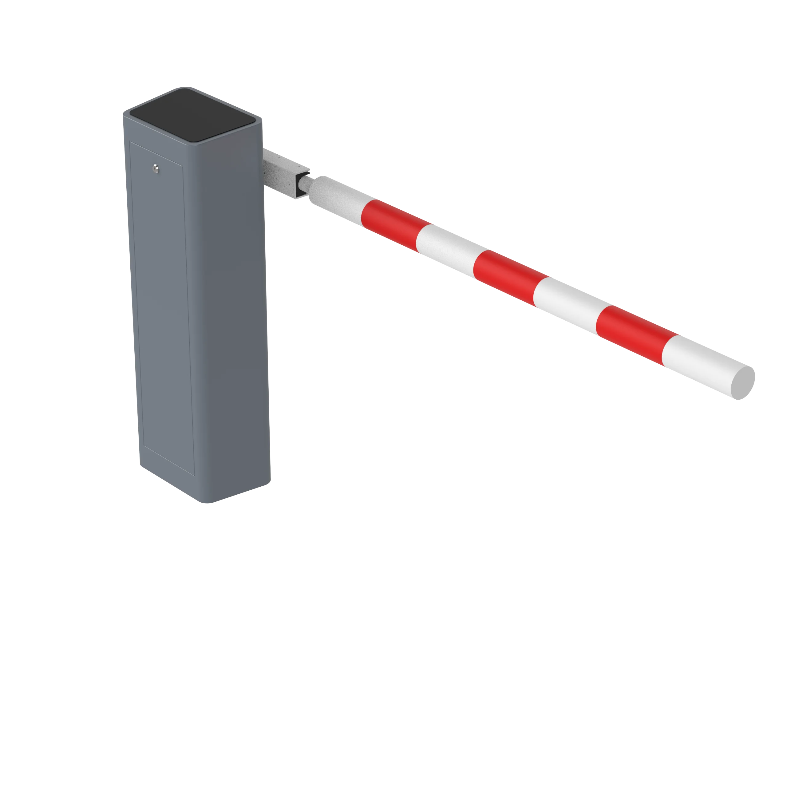 24V DC brushless motor Car parking gate  straight arm boom barrier , toll station road barrier,barrier gate parking TCP IP