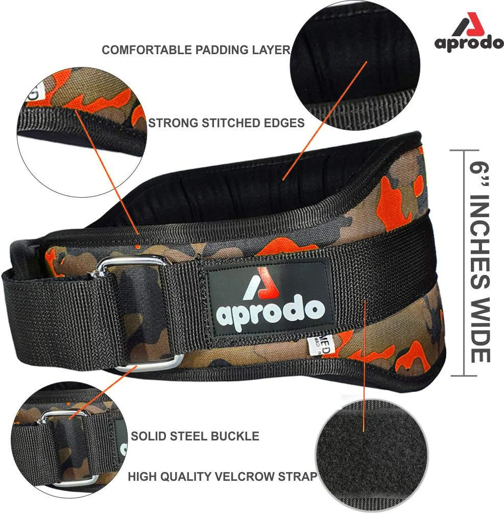 Super Sell 2024 Wide Ultimate Gym Belt 6 Inches Ultra-Light Neoprene Back Cushion Support Weightlifting for Unisex Uses