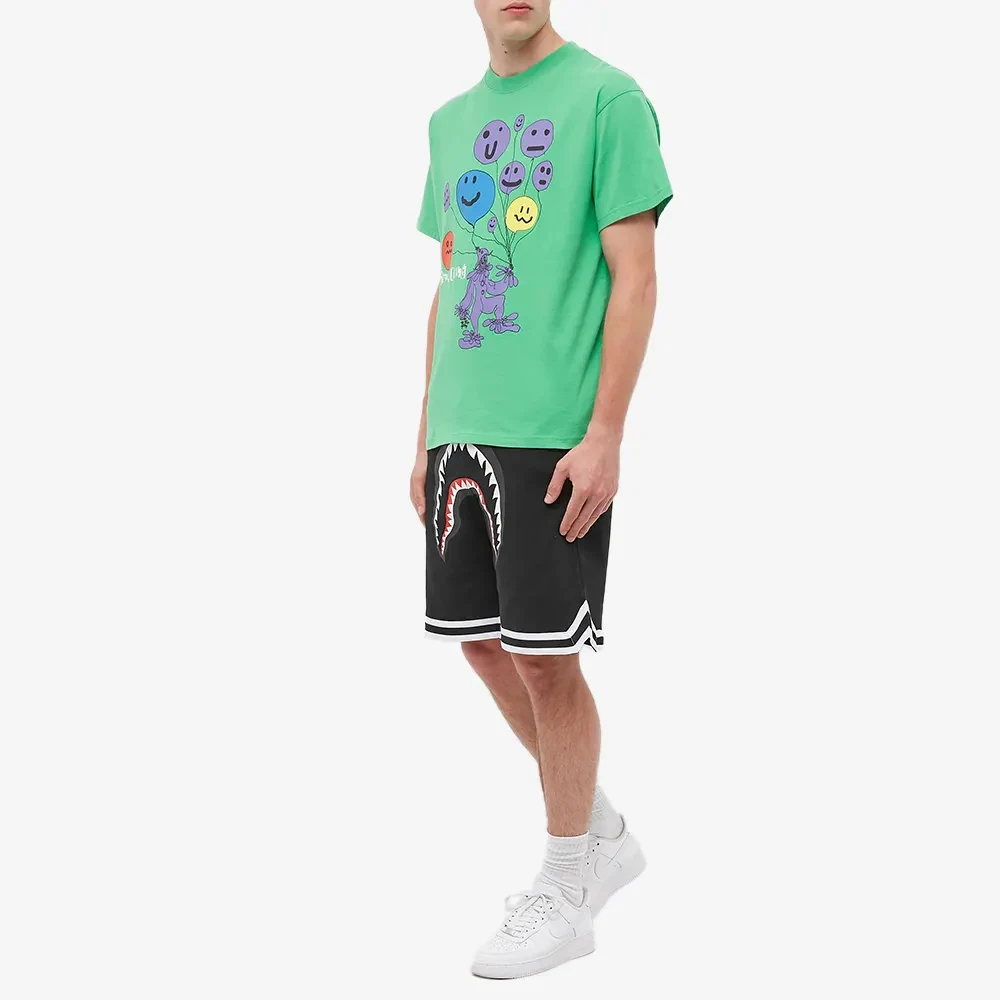 BAPE SHARK BASKETBALL SWEAT SHORT CUSTOM GRAPHIC SHORTS FOR MEN SPOSRTS WEAR CLOTHING