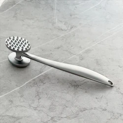 Factory Sales High Quality   Accept Custom Stainless Steel Colors Meat Tenderizer Hammer  Steak Tools
