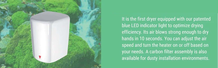 Commercia Hotel Public bathroom for toilet high speed electric sensor automatic Hand Dryer