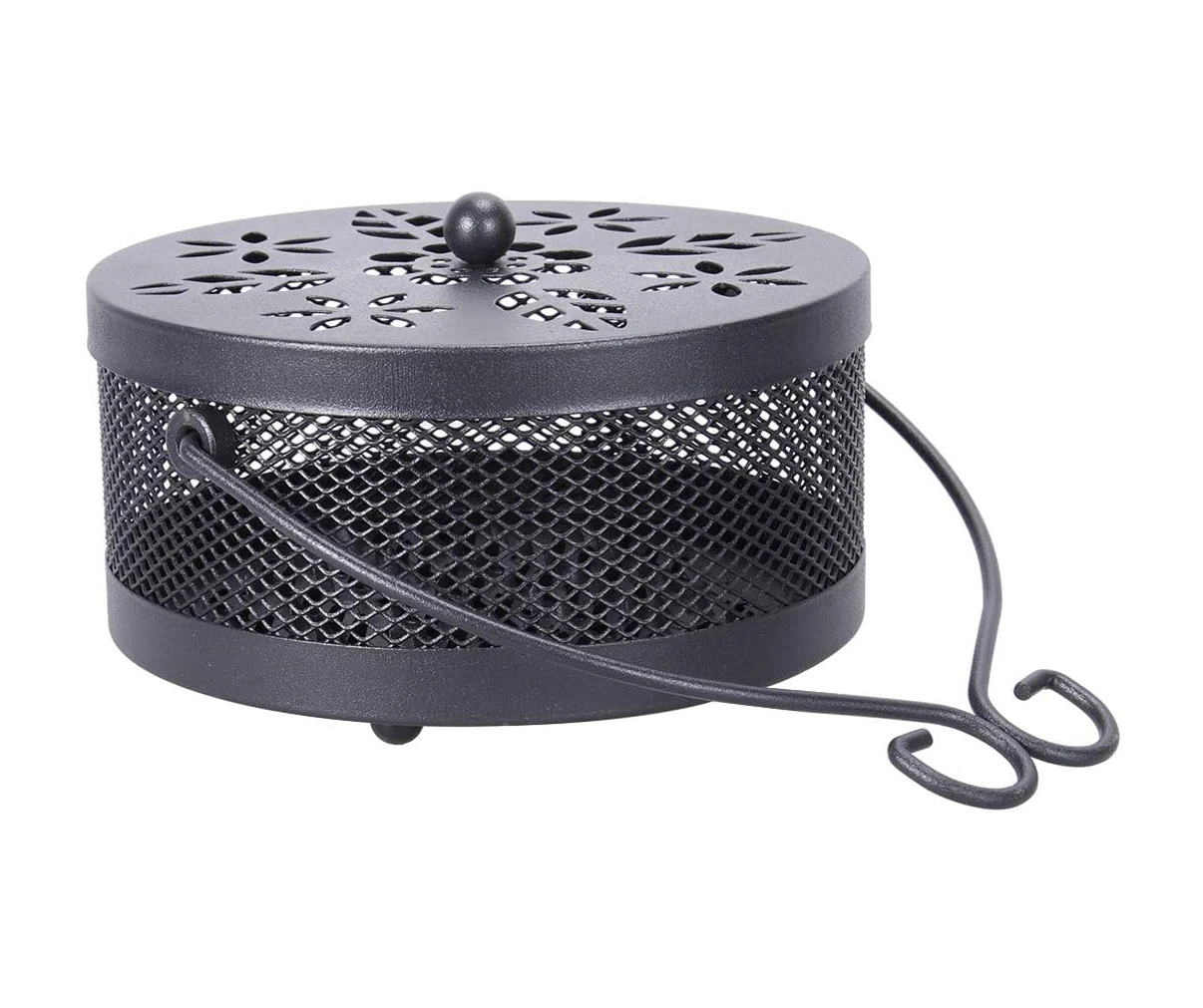 Indian Handmade Creative Portable Iron Garden Mosquito Coil Holder Mosquito Coil Tray Fireproof Household Customize Finished