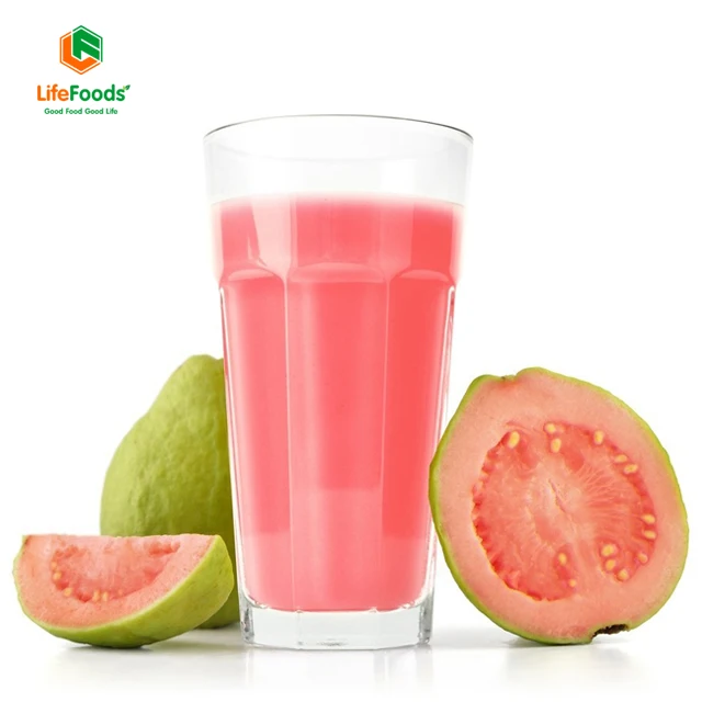 Feature style package price storage purity wholesale puree Frozen Guava Puree Lifefoods from Vietnam