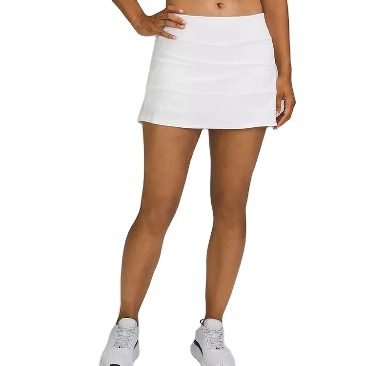 Women Tennis Skirts Inner Shorts High Elastic Sports Golf Skorts with Pockets S-5XL