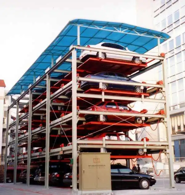 Advanced Flat Mobile Intelligent 3D Garage for Urban Parking