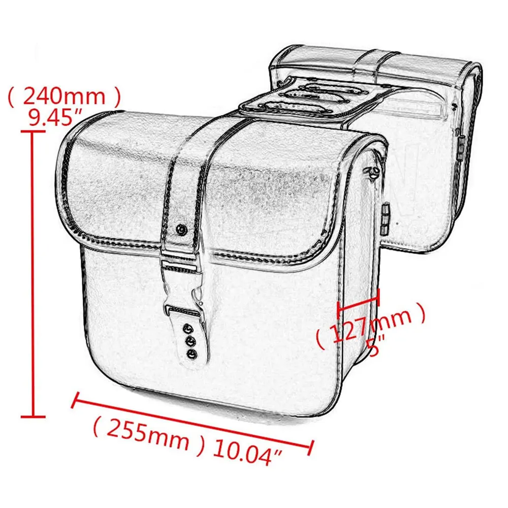 Leather Material Good Design Saddle Bags High Quality New Arrival Saddle Bags Solid Color Saddle Bags