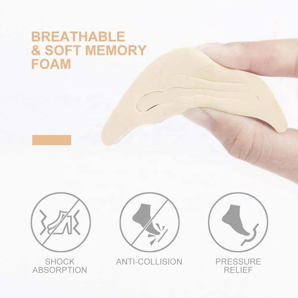 High Heel Shoe Size Adjustable Anti-pain Cushion Foot Forefoot Shoes Pad Women High Heel Toe Insert For Loose shoe