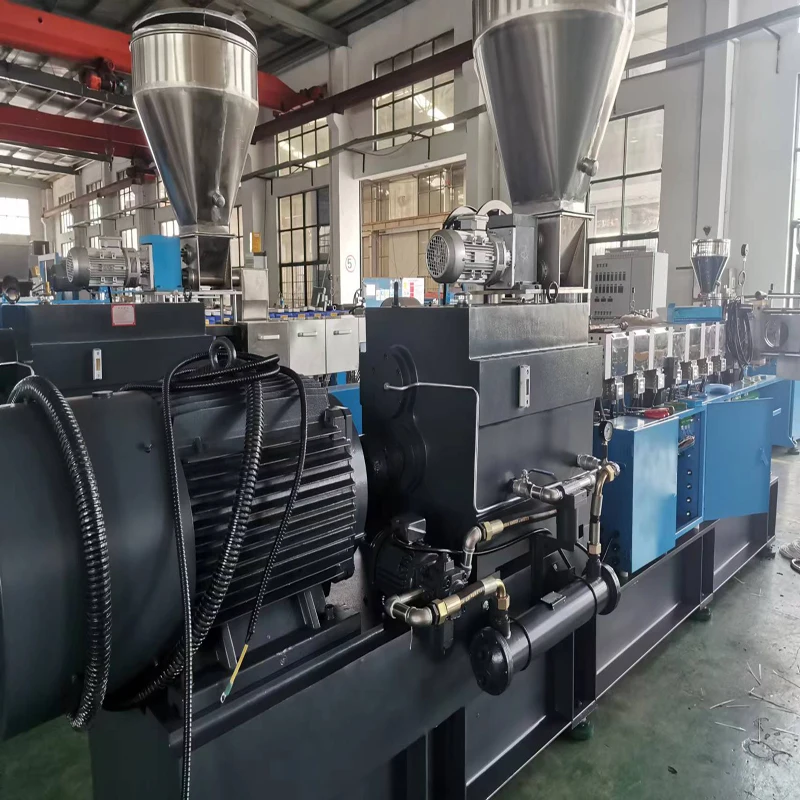 Plastic Granules Making Machine Double Screw Extruder