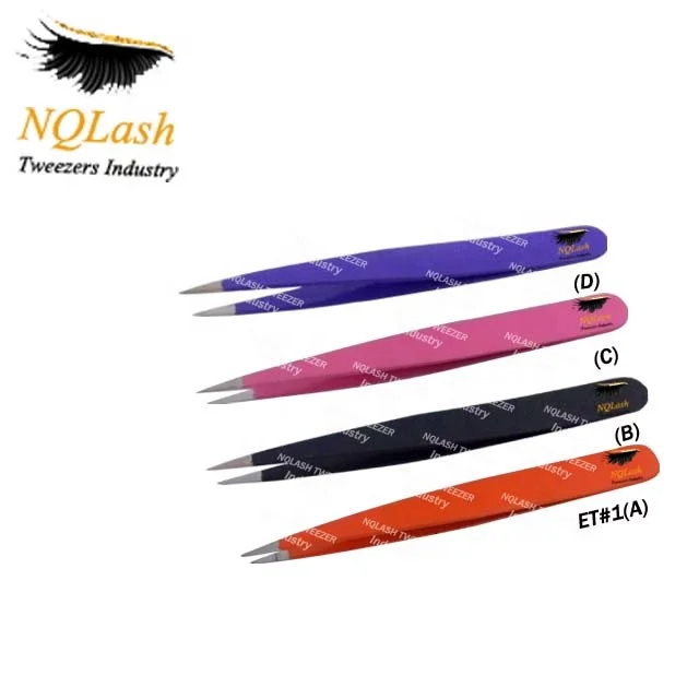 Best Quality Tweezers  Stainless Steel Eyebrow Plucking Tweezers Beauty Instruments Wholesale Lash Tools NQLASH Tweezers