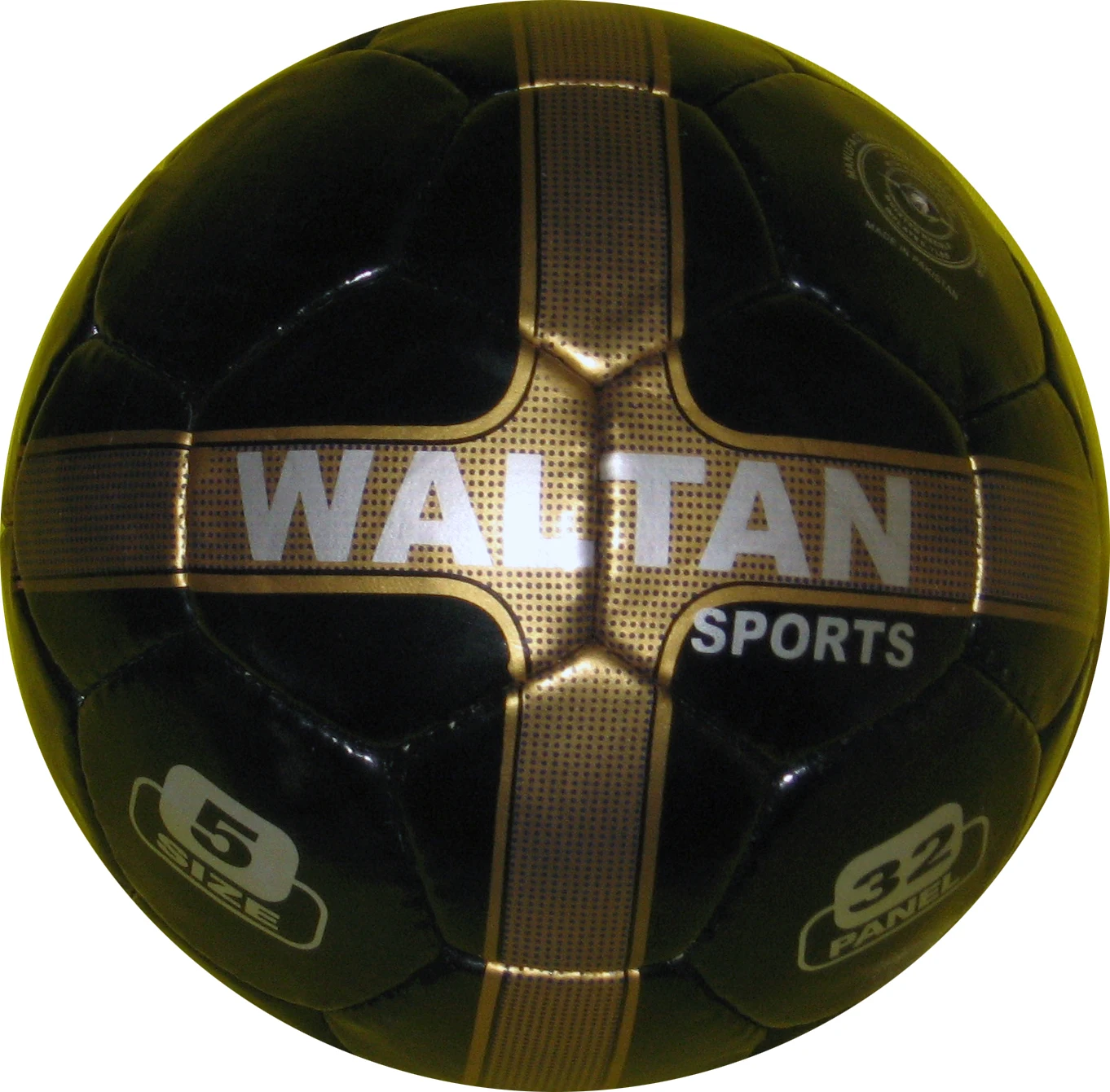 Waltan Sports Promotional Soccer ball PVC TPU PU Size 5 Machine Stitched