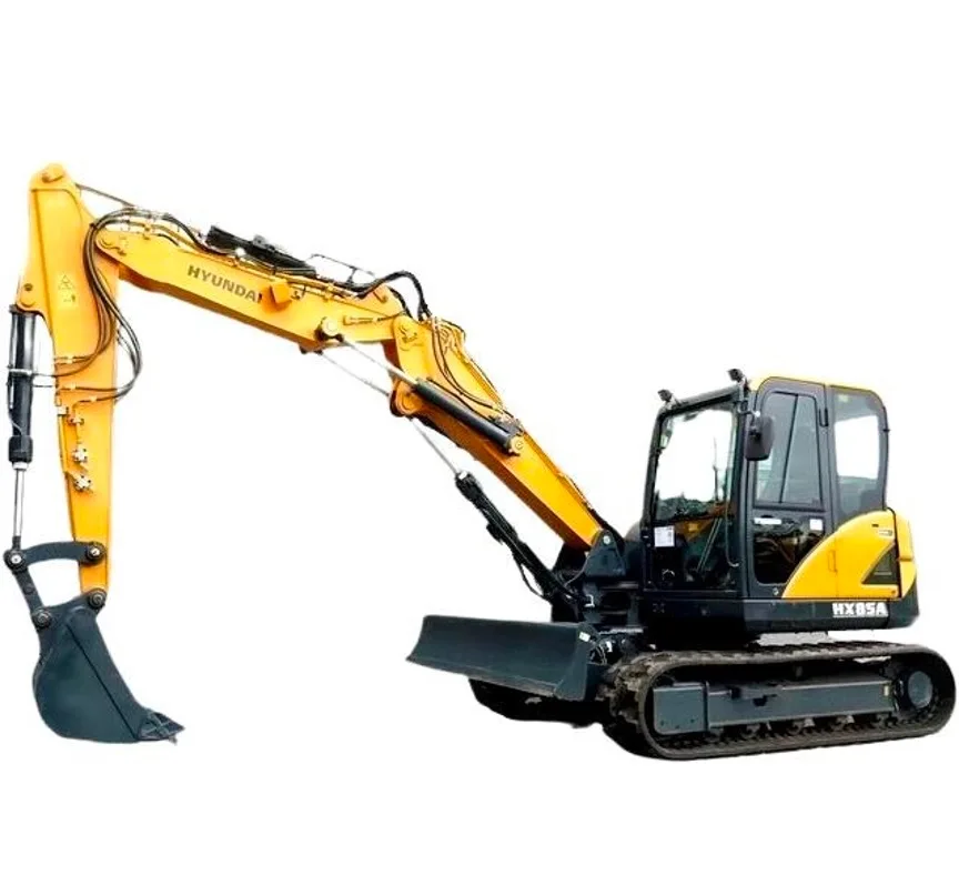 High Quality Fairly Used Hyundai 2020 Hydraulic Compact Excavators HX85A For Sale/ Fast Delivery