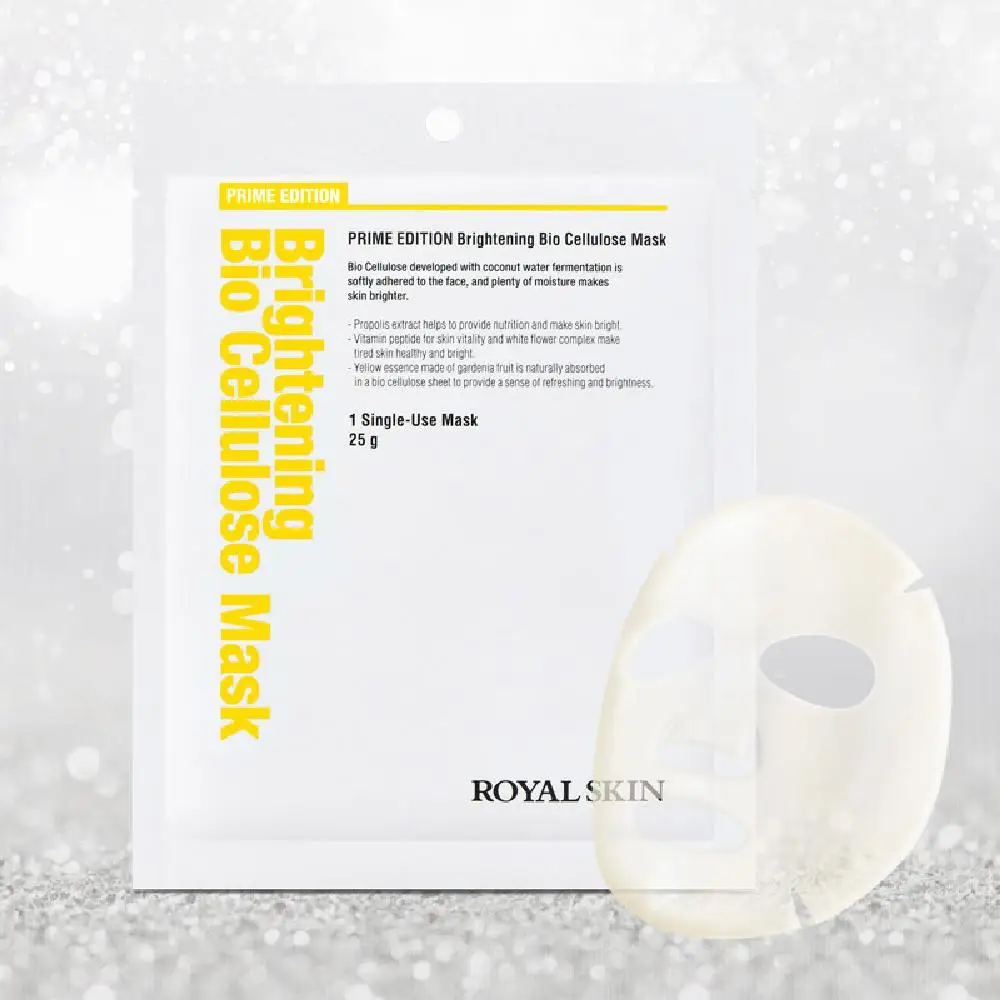 ROYAL SKIN PRIME EDITION Brightening Bio Cellulose Mask Korean Skin Care Products Facial Mask