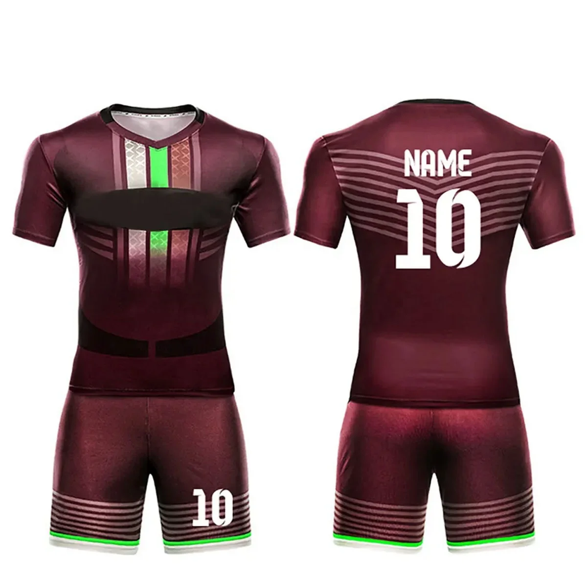 Wholesale Football Jersey Custom Uniform Designs Men Soccer Uniform Comfort Breathable 100% Polyester Quick Dry BY AZNAIB SPORT