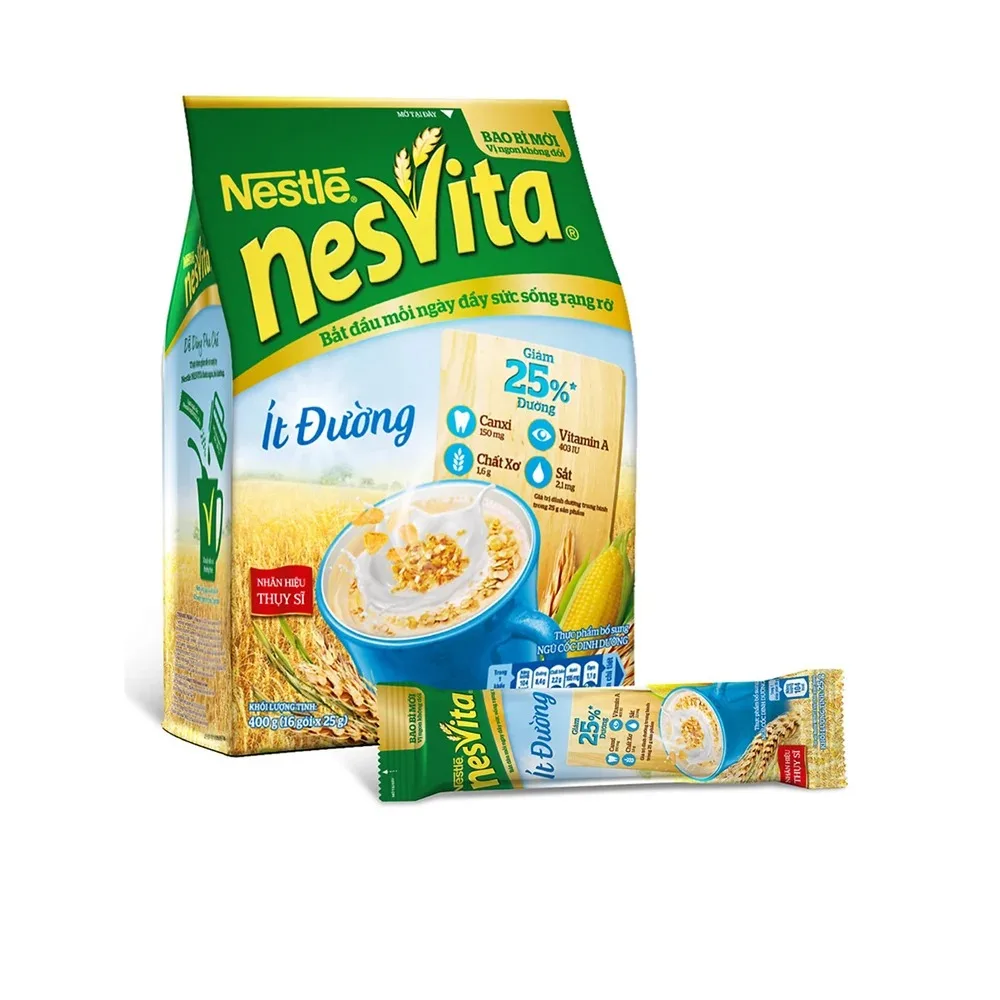 Nesvita Breakfast Cereal High in Essential Nutrients with Less Sugar Supplement for Optimal Body Health