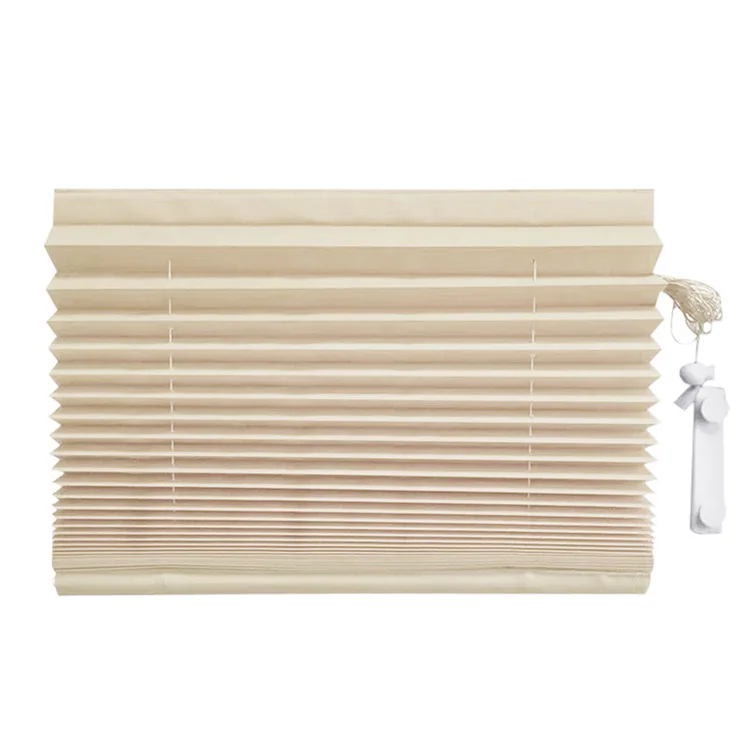 Temporary Paper pleated blinds  wholesale easy pleated paper fabric roller blinds