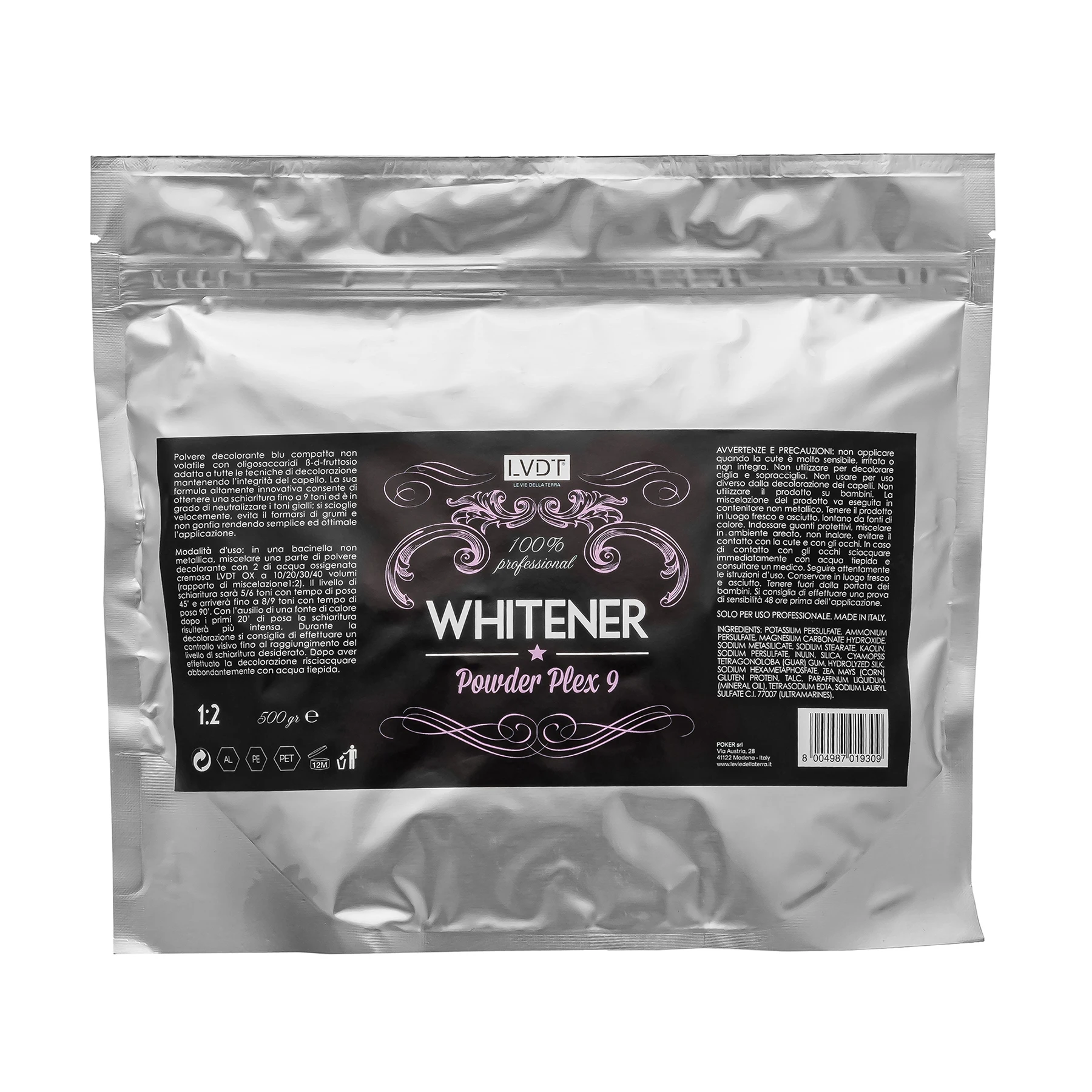 Whitener Powder Plex 9 compact blue bleaching powder non-volatile