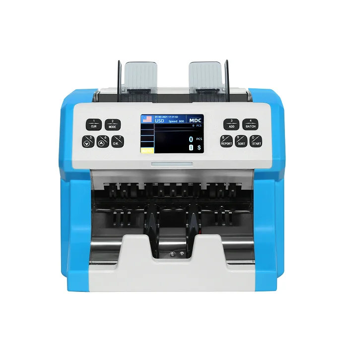 High quality Multi Currency Counting Machine Mix Denpmination Money Counter good  for counting dirty banknote bill counter
