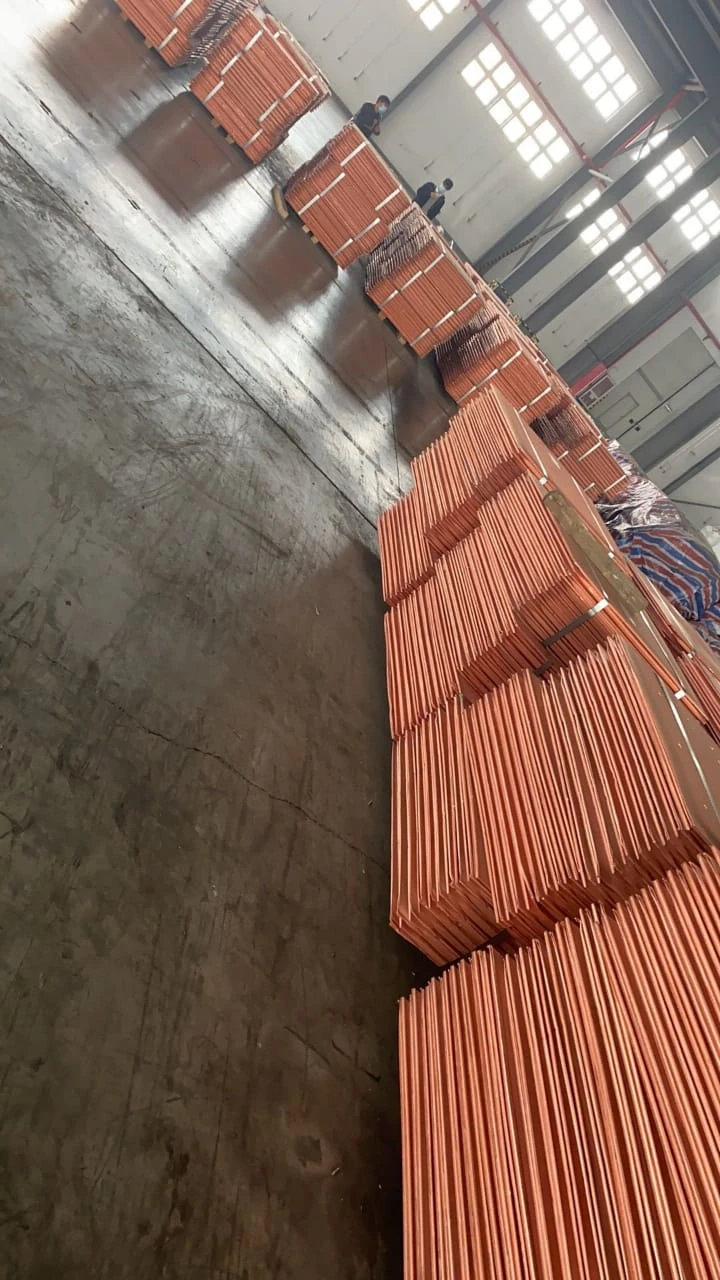 High Quality 100% Pure Copper Cathode Sheet Quality Grade Electrolytic Copper Cathode Plate Supplier From India