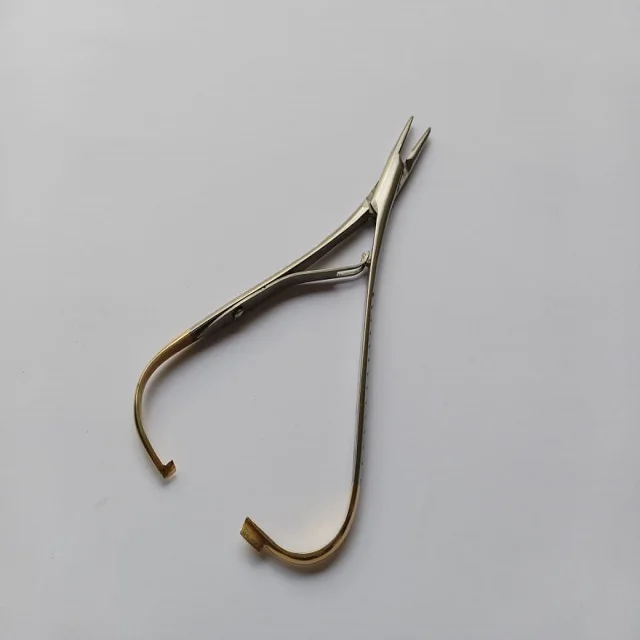 Surtechs Mathew Needle Holder Orthodontics Needle Holding Forceps Stainless Steel Micro Castroviejo Needle Holder