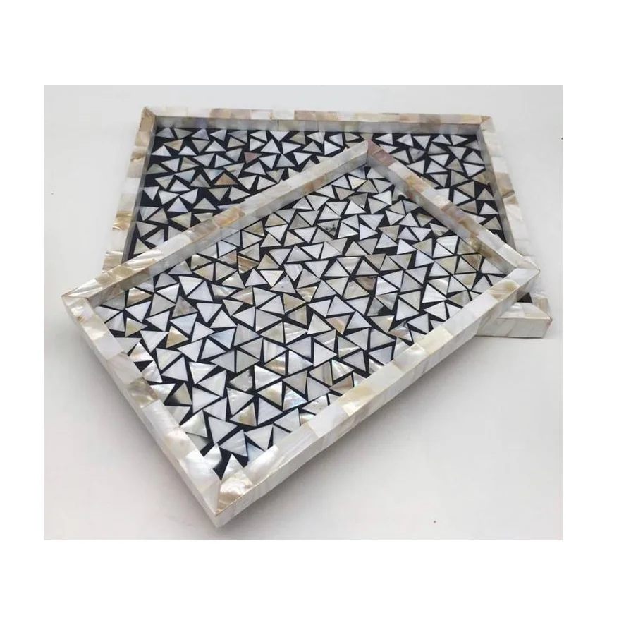 Trendy design Bone Inlay Luxury Serving Tray Food Serving Tray for Worldwide Exporter and Supplier At Cheap Price