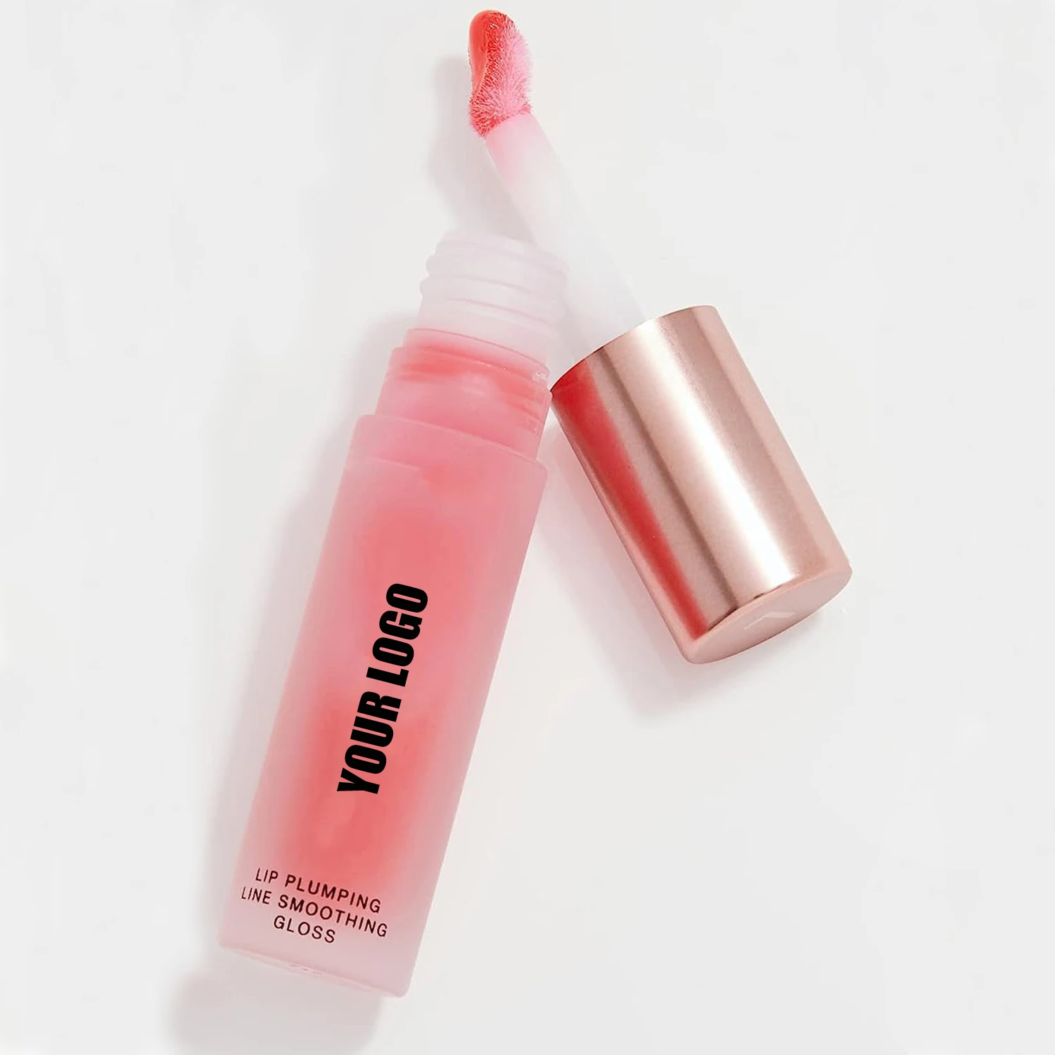 Профессиональный Индивидуальный бренд Vegan hrude Free Paraben Pink Nude красный коричневый зеленый блестящий блеск для губ