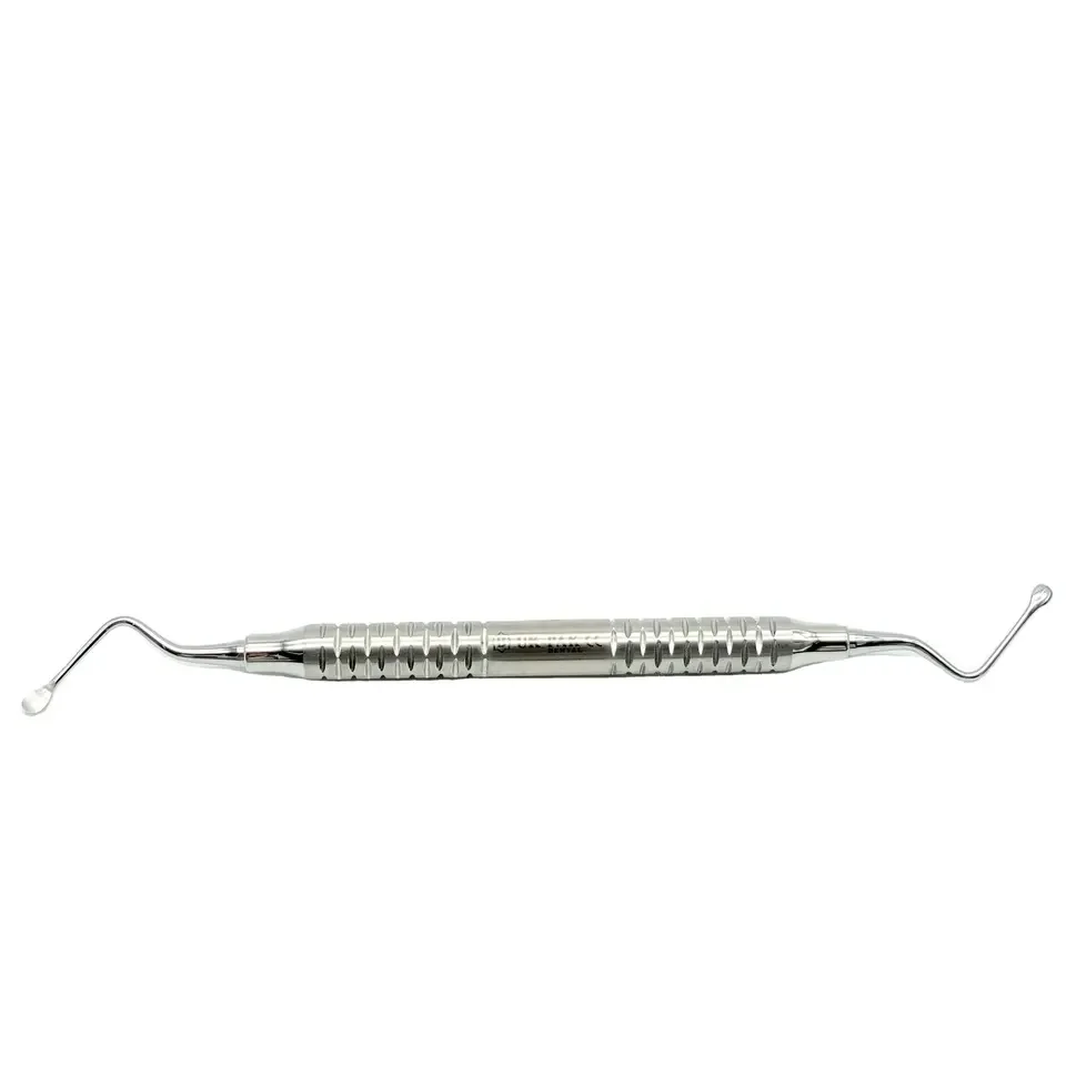 Hemingway Bone Curette Dental Lucas Curette 86 Serrated with 10mm Hollow & Solid Handle Dental & Surgical Tool and Dental CE ISO