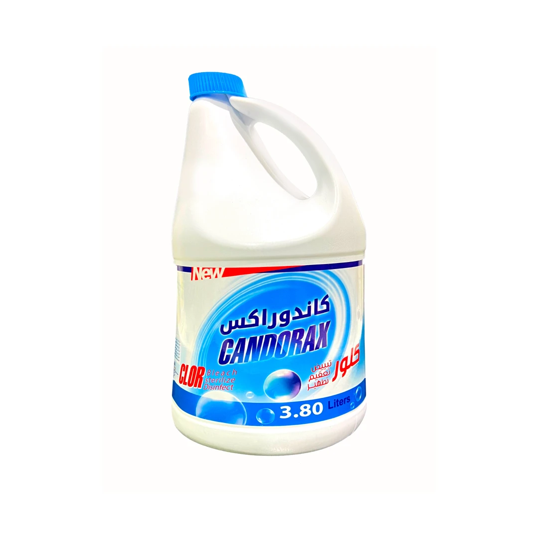 CANDORAX Bleach Clor 3.8L original scent is an effective against bacteria and microbes wholesale from Saudi Arabia