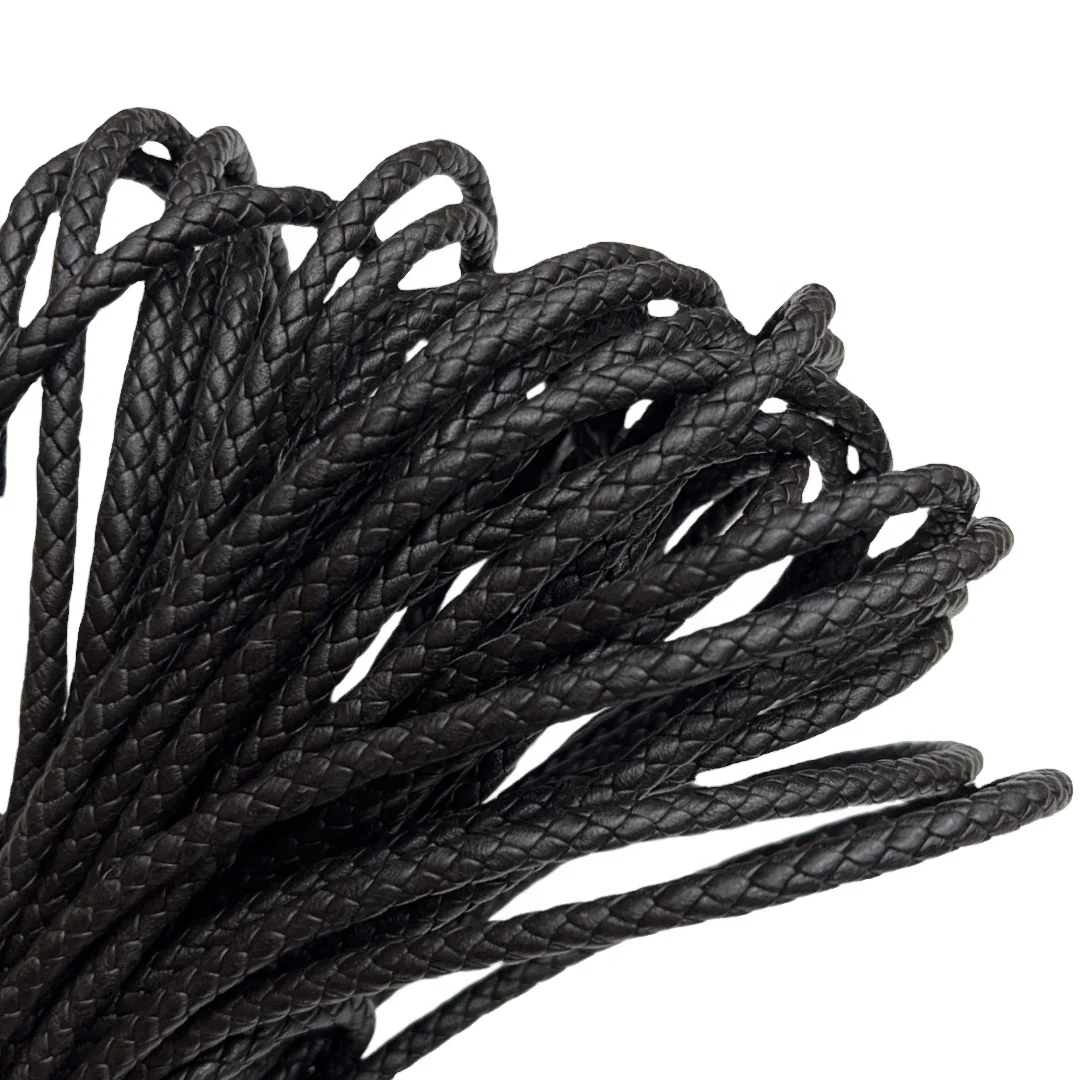 Натуральная наппа Боло Плетеный кожаный шнур | Качественный Производитель Отличная стойкость к протирания светостойкость и устойчивость потоотделению