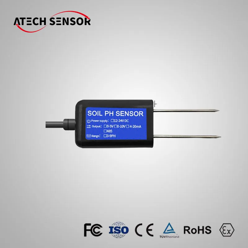 Atech  IOT Farming Measuring Instrument Iot Soil Temperature And PH Sensor Soil
