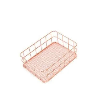 Pen holder for desk clip holder round table metal wire mesh pencil cup pen holder office supplies