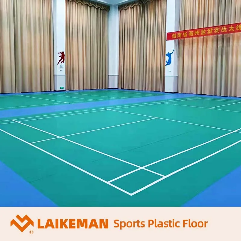 LAIKEMAN best sale vinyl flooring BWF Badminton Court Floor Color