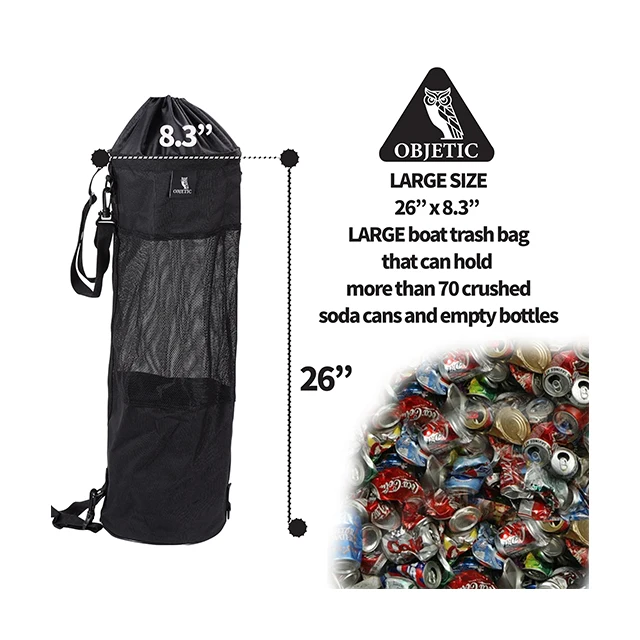 New Best Selling In Korea useful for Boat fishing and beach and camping OBJETIC Boat trash bag (SIZE : X-LARGE)